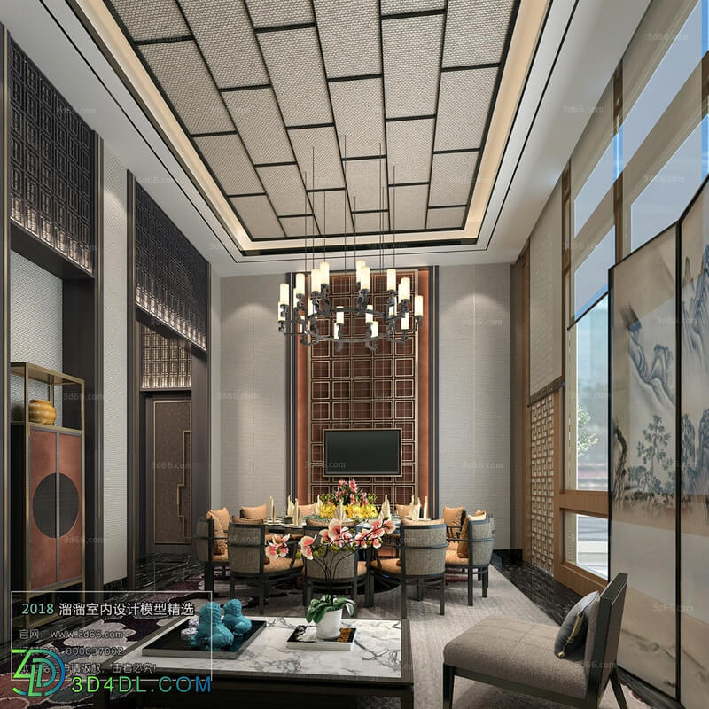 3D66 2018 Southeast Asian Style Room Space F003